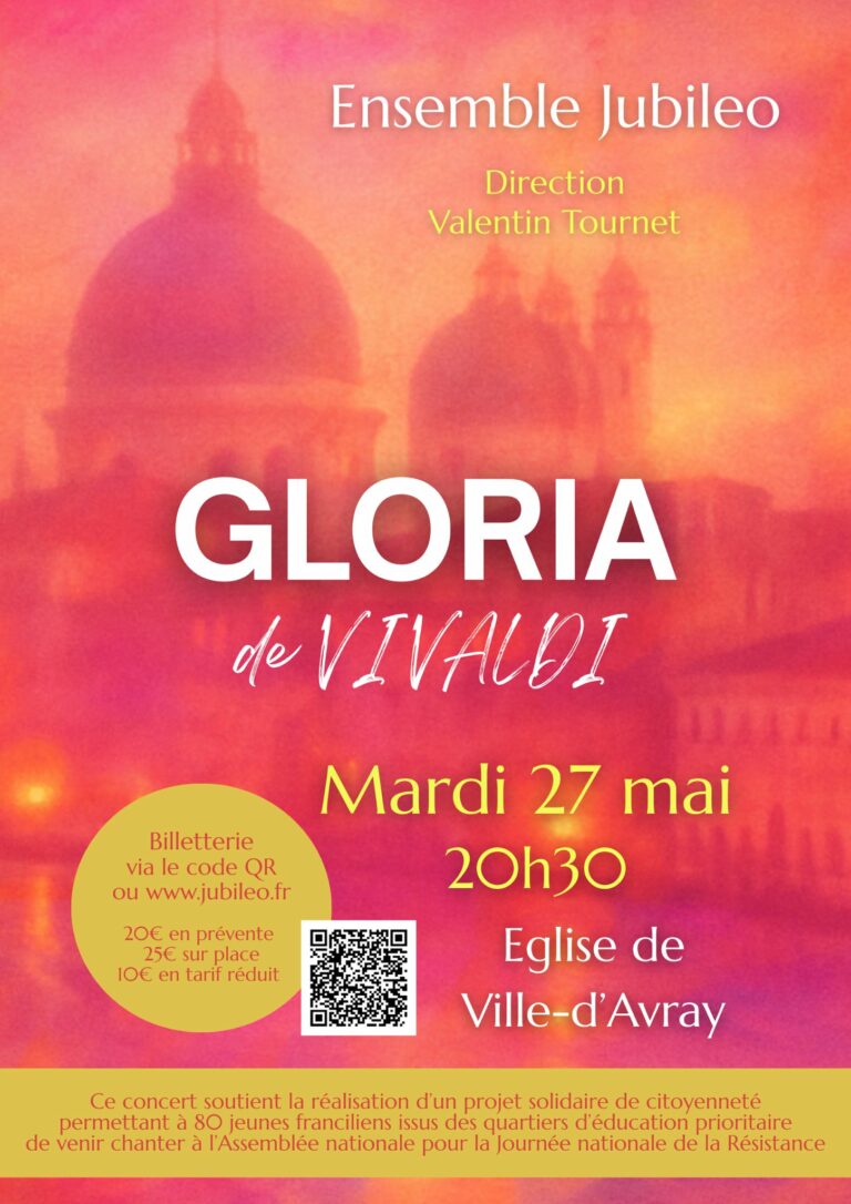 Affiche Gloria VA 2025 05